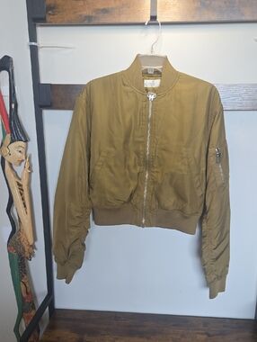 H&M Olive Green Bomber Jacket